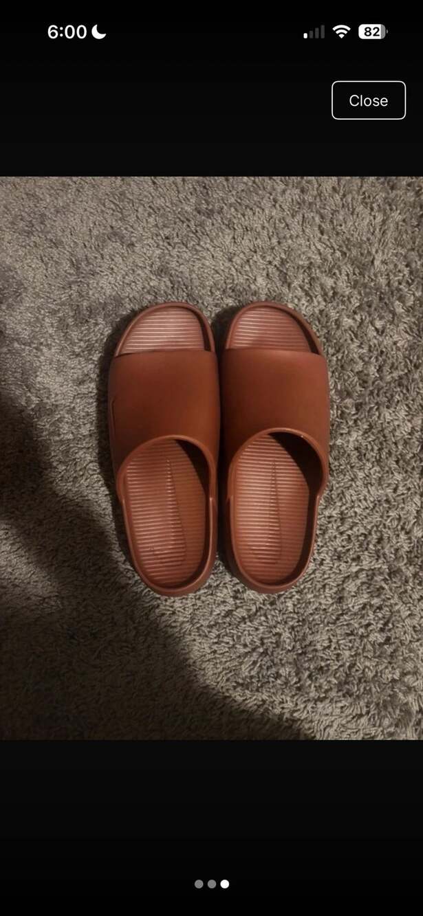 Nike Calm Slide Brown Slides Sandals